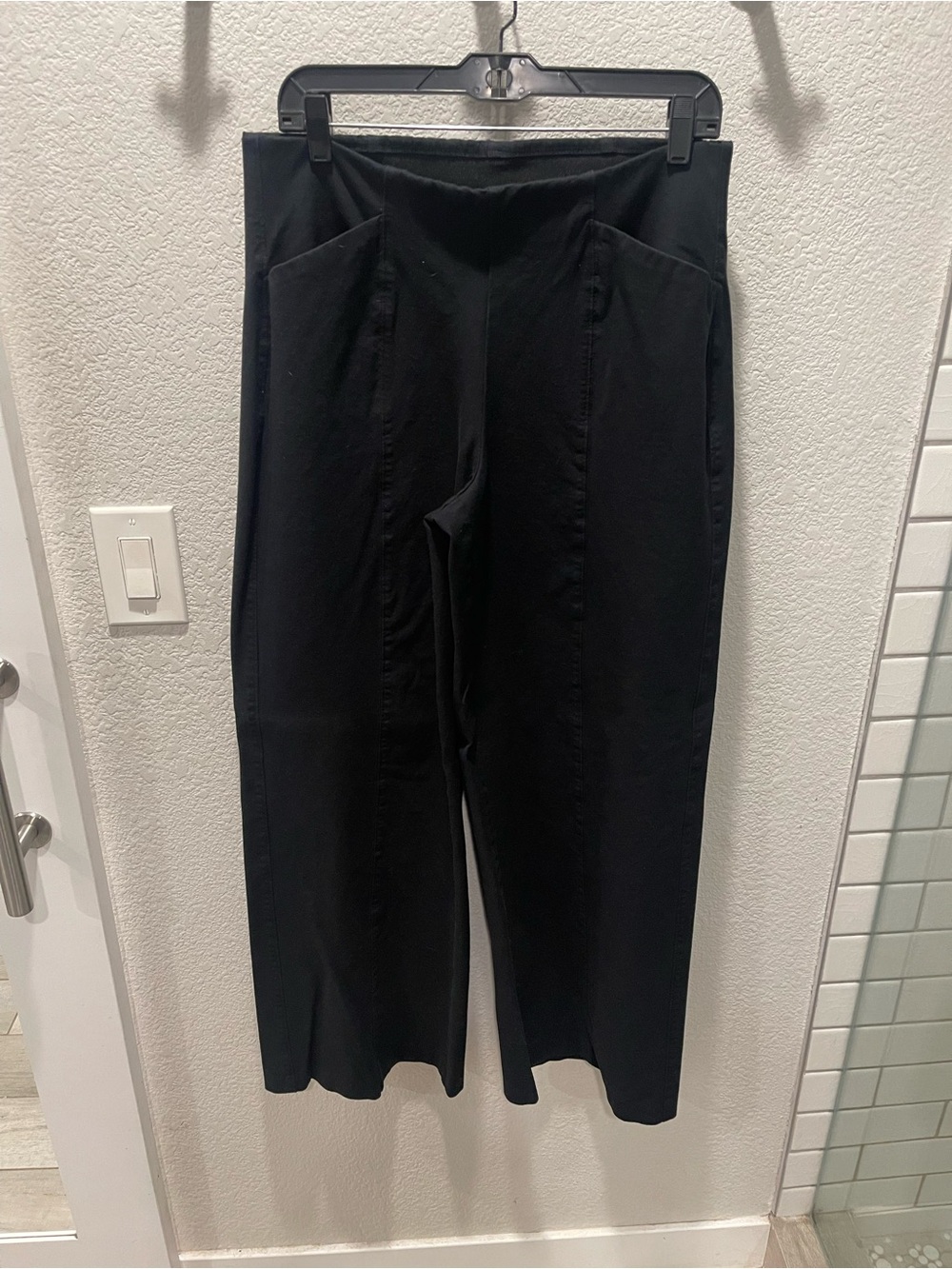 Old Navy Black Women's Pull-On Wide-Leg Pants